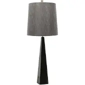 Elstead Lighting Zeitgenössische Schreibtischlampe Ascent Steel Schwarz 1 Licht E27