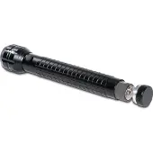 MAUL LED Taschenlampe MAULkronos XL, Leistung 10 W, 419 lm, bis 295 m, 33 bis 100 h, 3 Lichtstufen, IPX4, inkl. Batterien, Aluminium, schwarz