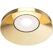 Maytoni Kappell Einbauleuchte DL040-L10G4K LED, Gold, aus Aluminum, 4000K, 950lm