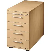 Kaiser+Kraft Standcontainer, höhenverstellbar