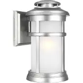 Elstead Lighting Newport Outdoor Wandleuchte Stahl gebürstet Feiss FE-NEWPORT-M-PBS