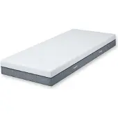 Genius eazzzy Matratze Deluxe 90x200 cm - orthopädische Visco Kaltschaummatratze mit 8-Zonen und 20cm hoch, Härtegrad H2-H3 | Komfort,