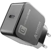Cellularline USB-C Charger 15W, Drinnen, AC, 9 V, Schwarz