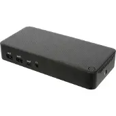 Targus DOCK460EUZ, Kabelgebunden, USB4, 100 W, 3,5 mm, 2500 Mbit/s, Schwarz