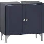 MÖBELPARTNER Waschbeckenunterschrank Jesper BxHxT 60.2 x 58.5 x 32 cm nachtblau