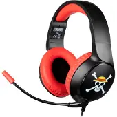 Konix Kabelgebundenes Gaming-Headset - - One Piece - PC, PS4, PS5, Switch und Xbox - Mikrofon - 1,5 m Kabel - 3,5 mm Klinkenbuchse - Luffy