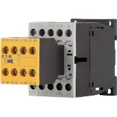 Eaton 191741 Sicherheitsschütz, 380 V 400 V: 4 kW, 2 S, 3 Ö, 230 V 50 Hz, 240 V 60 Hz, Wechselstrombetätigung, Schraubklemmen, Mit Spiegelkontakt.