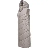 Ragwear Steppweste "Suminka Vest" Wasserdichte, lange Damen Winterweste