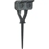 Legrand Plexo New Gartenpfahl 2-fach mit erh. Berührungsschutz IP44