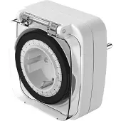 Ansmann 1260-0013 Zeitschaltuhr analog Tagesprogramm 3680 W IP44