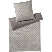 JOOP! Bettwäsche Cornflower Double taupe 155x220 cm + 80x80 cm