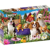 Enjoy Puzzle Puzzle mit 1000 Teilen Enjoy – Puppy Patch