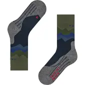 Falke Wandersocken "TK2 Explore", Herren, Gr. 44-45, bunt (space blau), Materialmix, normal, Socken Wandersocken, hohe Feuchtigkeitsaufnahme, schnell trocknend, atmungsaktiv