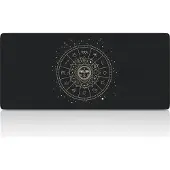 Titanwolf Gaming Mauspad, 900 x 400mm XXL Mausmatte, verbessert Präzision & Geschwindigkeit, Zodiac