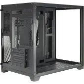 Inter-Tech C-501 Aspect, Midi Tower, PC, Schwarz, micro ATX, Mini-ITX, 15,5 cm, 37,5 cm