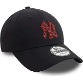 New Era Check Infill 9forty New York Yankees Kappe
