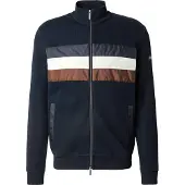 Bugatti Herren Sweatjacke mit Reißverschluss und Stehkragen
