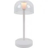 Müller-Licht LED-Akku-Tischleuchte 27700204, dimmbar, 2500K, warmweiß, weiß