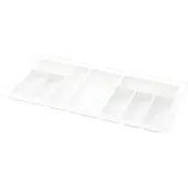Agoform Besteckeinsatz Classico kürzbar 440x840x50,5mm, Kunststoff weiss