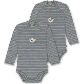 Normani 2er Pack Baby Merino Body Langarm „Auckland" - 9377
