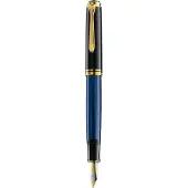 Pelikan Füllhalter M800 Schwarz-Blau EF Etui