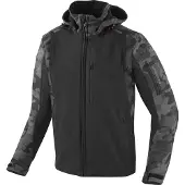 Bogotto Win-D Camo Motorrad Textiljacke, schwarz/camouflage, M