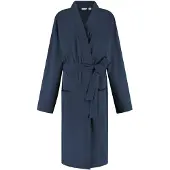 Yumeko Bademantel Jersey Baumwolle S/M Blau - Eco, Bio & Fairtrade