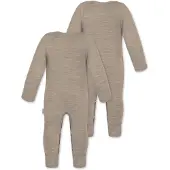 Normani 2er Pack Baby Merino Strampler „Tangoio" - 9593