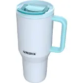 Kambukka Thermobecher Mit Teleskopstrohhalm Rio Tumbler Almond Dream 950ml