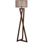 Opviq - Stehlampe - Walnuss - 45 X 45 X 149 Cm