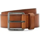 BOSS Herren Gürtel Jeeko 10207238 01 - Bruin - Größe 80