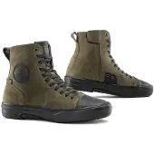 Falco Lennox 3 Perforierte Olivgrüne Motorradschuhe Größe 42