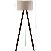 Opviq , AYD-2812, Stehlampen, Beige, PVC, 21 x 38 x 140 cm