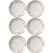Ritzenhoff & Breker Untertasse "Kaffeeuntertassen Shanti ø 16.0 cm 6er Set bunt"