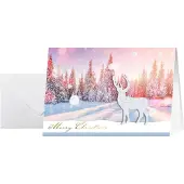 Sigel Weihnachtskarte Snow Deer A6, 10 Stück