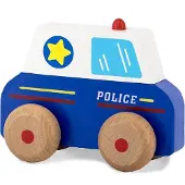 Jamara Holzspielzeug Kidiwood Steckspiel Einsatzfahrzeuge 4tlg.
