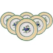 Villeroy & Boch Suppenteller "Suppenteller French Garden Valence ø 22,8 cm 6er Set bunt"