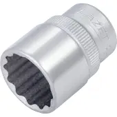 Hazet Steckschlüsseleinsatz 880Z, 3/8 Zoll, 12-kant, SW 16 mm, L 29,5 mm, CV-Stahl verchromt