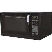 Sharp Mikrowelle R 742 BK-W black mit Grill