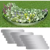 vidaXL Flexible Rasenkante 15-er Set Verzinkter Stahl 100x14 cm