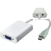 Microconnect HDMVGA2, 0,15 m, HDMI Typ A (Standard), VGA (D-Sub), Stecker, Buchse, Gold