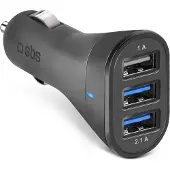 SBS Auto-Ladegerät mit drei USB-Ausgängen
