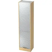 Hjh OFFICE PRO SIGNA R50 SG - Ahorn/Silber Rollladenschrank 5 OH Streifengriff Kunststoff