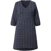 Ulla Popken Jerseykleid in schwarz | Gr.: 54-56