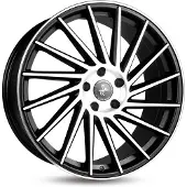 KESKIN 21 Zoll KT17 5x120 ET38 Alufelgen MATT BLACK FRONT POLISH