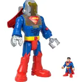 Mattel JCT47 - DC - Super Frieds - Fisher-Price - Imaginext - Interaktiver Roboter, Spielfigur mit Zubehör, 30 cm
