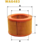 WIX FILTERS Luftfilter WA6483