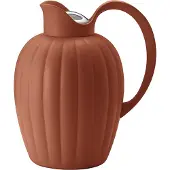 Georg Jensen Bernadotte Thermoskanne 1 l Terrakotta