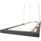 Näve Pendelleuchte - LED Pendelleuchte "CADICE" l: 100cm gold, Hängelampe im Design Style, ausMetall und Kunststoff in gold, 132 cm hoch, Maße 100 x 54 cm, Inkl. LED