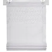 Kutti Heimtextilien Raffrollo Ösenrollo Tuck Weiss 45 * 140 cm